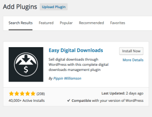 How to sell a WordPress plugin using Easy Digital Downloads