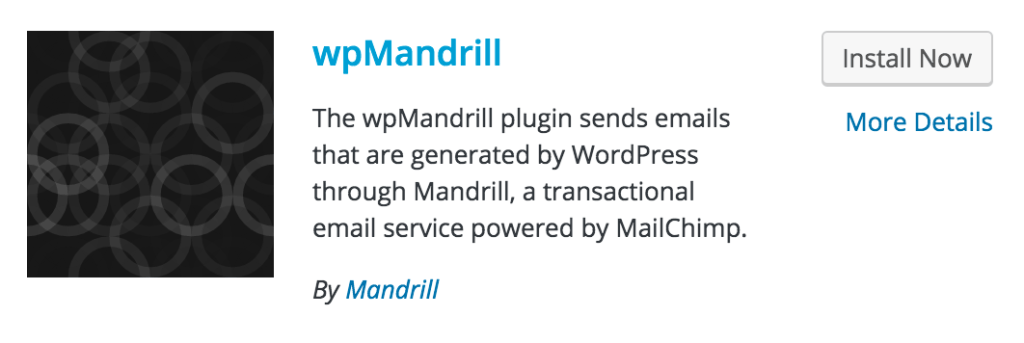 mandrill wordpress plugin install