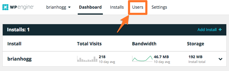 wpengine-dashboard-users
